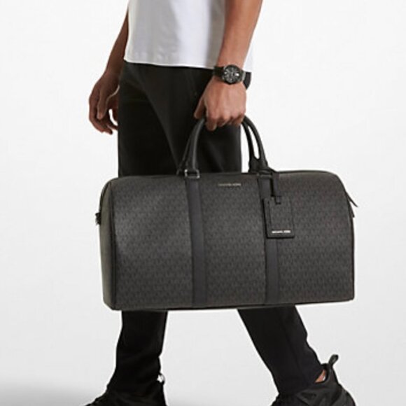 Michael Kors Harrison Signature Logo Duffel XL -Black (NWT) - Picture 2 of 3